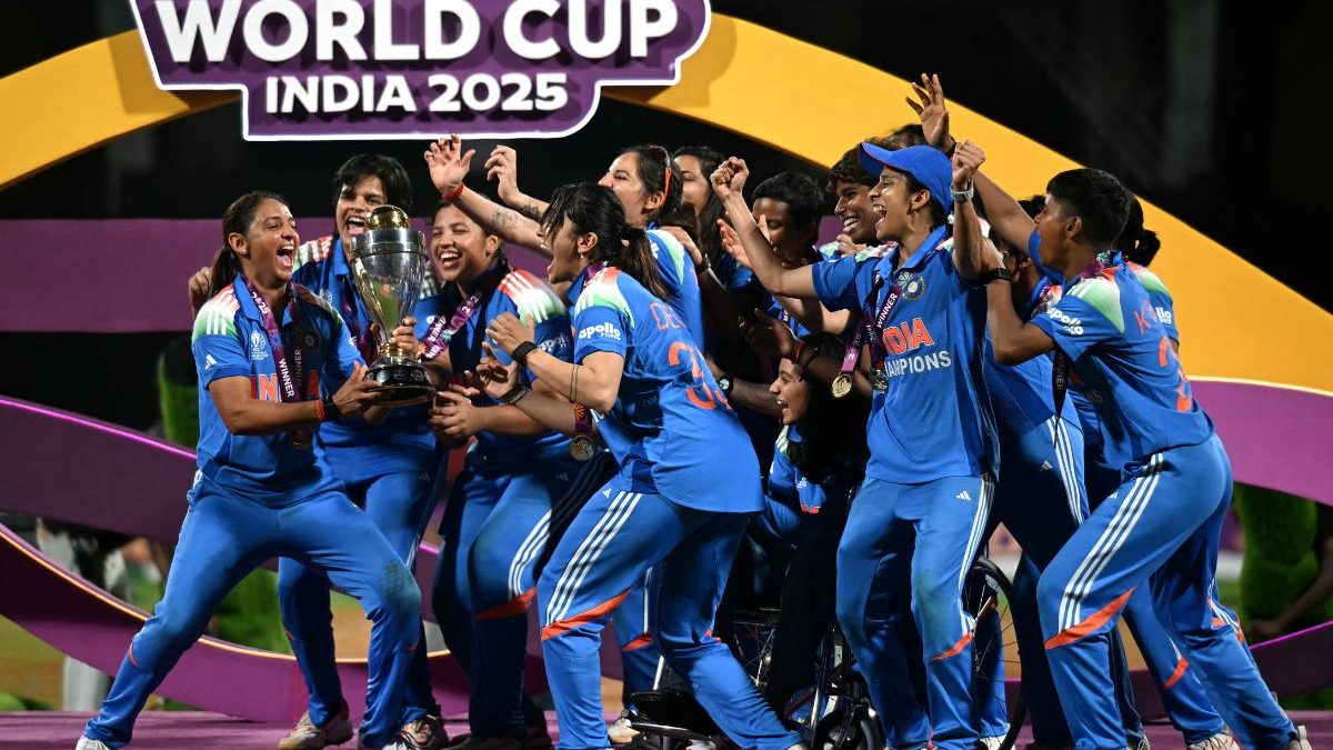 Indian women's cricket team ended their ICC title winning drought with maiden World Cup triumph. Image: AFP Indian women's cricket team ended their ICC title winning drought with maiden World Cup triumph. Image: AFP