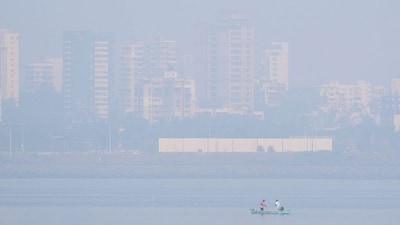 A layer of smog shrouds the city, in Mumbai, November 28, 2025. PTI