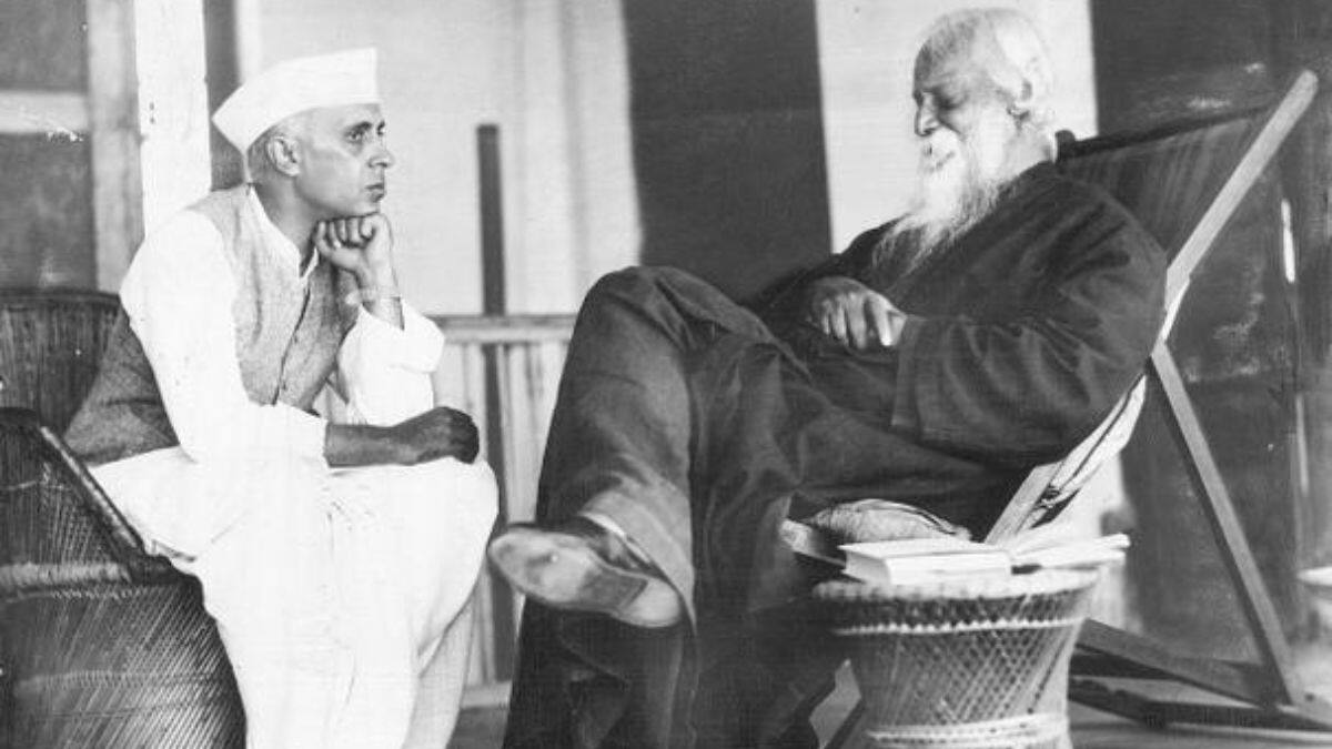 nehru and tagore