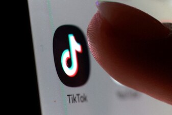 The TikTok app icon on a smartphone in this illustration. File image/Reuters