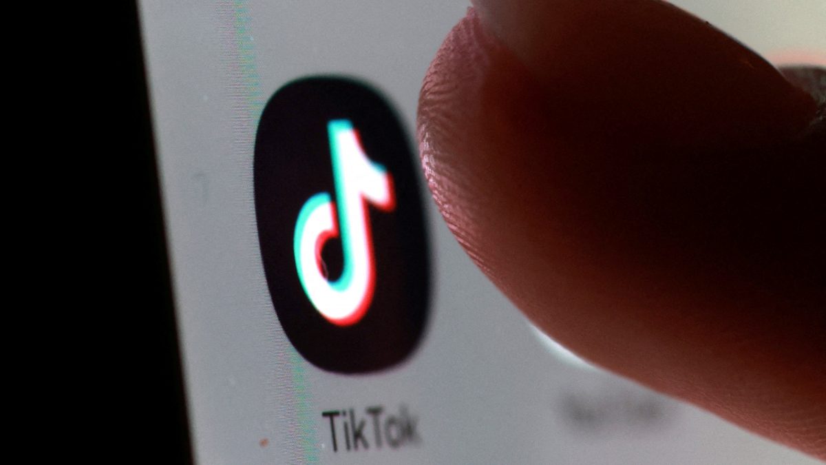 The TikTok app icon on a smartphone in this illustration. File image/Reuters The TikTok app icon on a smartphone in this illustration. File image/Reuters