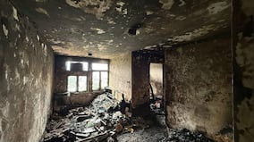 Hong Kong: First images from inside the housing complex turned firetrap for 146 residents