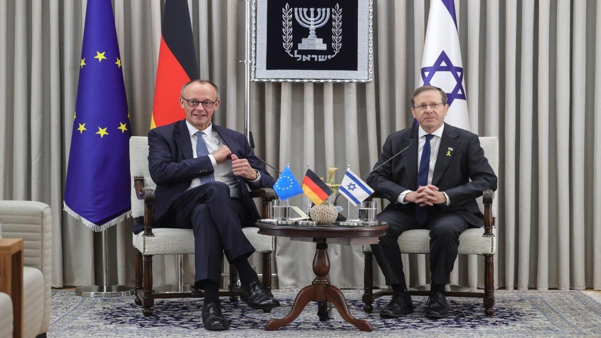 Germany's Merz reaffirms ties with Israel during Jerusalem visit after turbulence over Gaza crisis