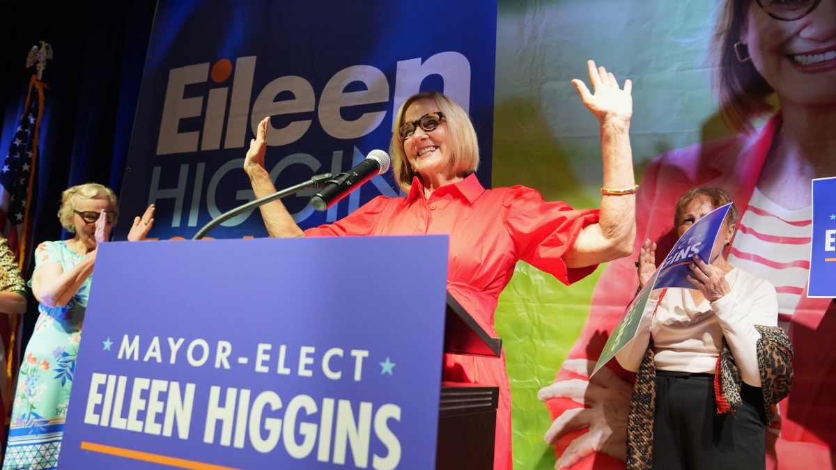Miami mayor-elect Eileen Higgins celebrates at a watch party after winning the Miami mayoral runoff election, Tuesday, Dec. 9, 2025, in Miami. AP Miami mayor-elect Eileen Higgins celebrates at a watch party after winning the Miami mayoral runoff election, Tuesday, Dec. 9, 2025, in Miami. AP