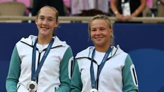 Andreeva and Shnaider were recently felicitated by Vladimir Putin. Image: AFP 