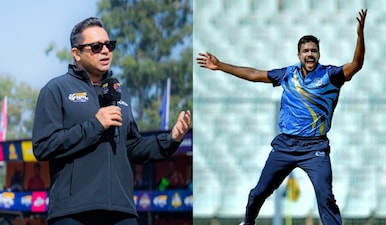 Aakash Chopra and Varun Aaron have called for Arshdeep–Bumrah pairing to stay intact in T20Is. Images: Aakash Chopra on X/PTI
