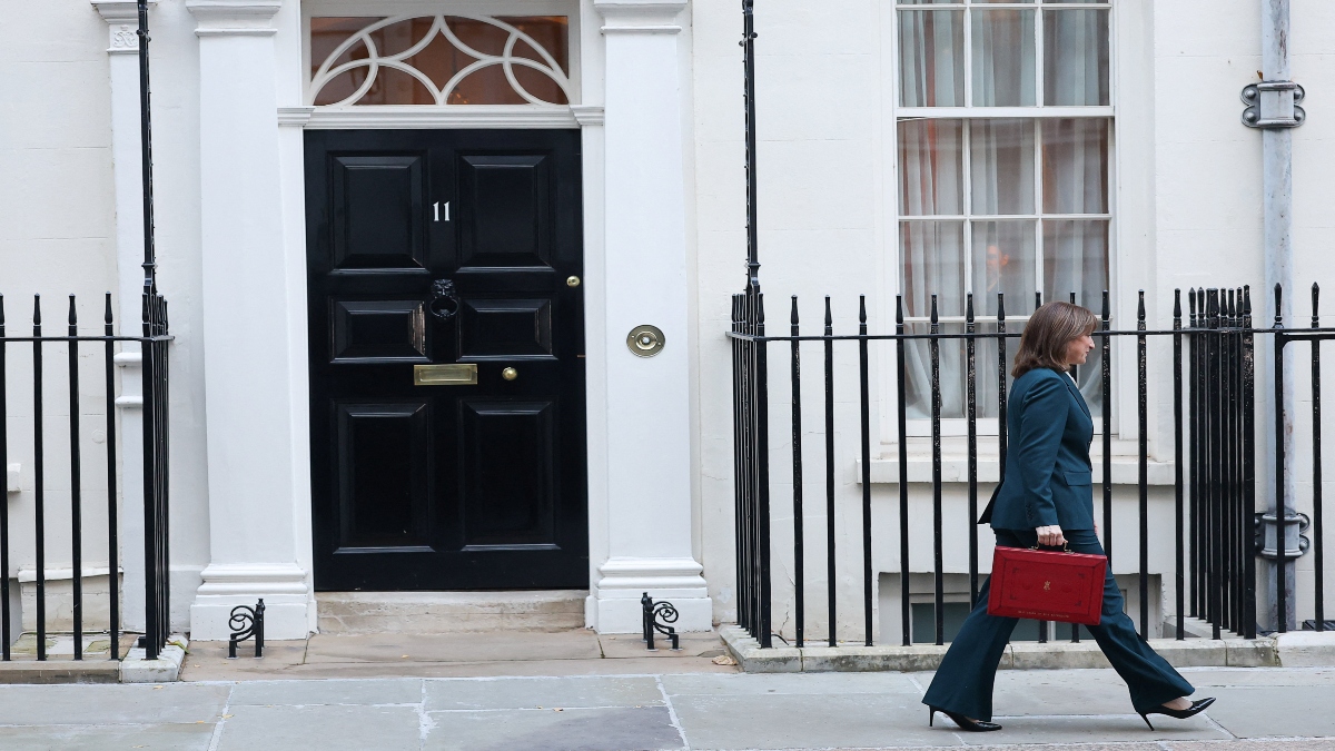 British Chancellor of the Exchequer Rachel Reeves walks with the red budget box, outside 11 Downing Street in London, Britain, on November 26, 2025. Reuters British Chancellor of the Exchequer Rachel Reeves walks with the red budget box, outside 11 Downing Street in London, Britain, on November 26, 2025. Reuters