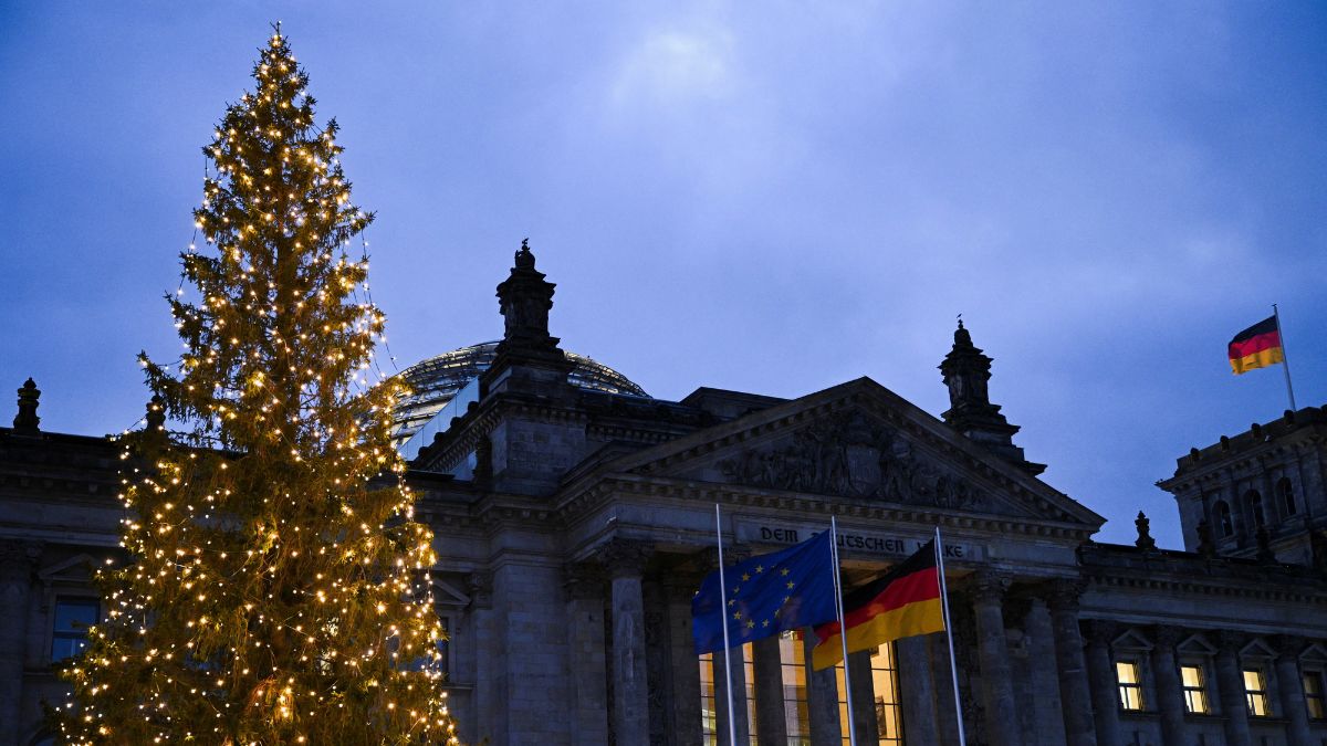 The Reichstag building, the seat of the German lower house of parliament, the Bundestag, with an illuminated Christmas tree in Berlin, Germany, December 11, 2025. File Image/Reuters The Reichstag building, the seat of the German lower house of parliament, the Bundestag, with an illuminated Christmas tree in Berlin, Germany, December 11, 2025. File Image/Reuters