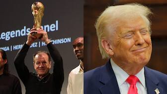 US President Donald Trump is set to receive the inaugural FIFA Peace Prize at the World Cup 2026 draw on Friday in Washington. Images: Reuters