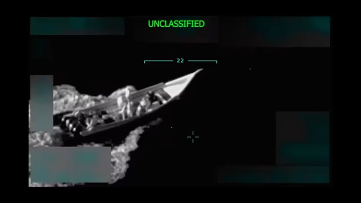 The screengrab of a video posted by US President Donald Trump on Truth Social on September 2, 2025, shows the boat that the US military attacked that day. (Photo: Truth Social/Donald Trump) The screengrab of a video posted by US President Donald Trump on Truth Social on September 2, 2025, shows the boat that the US military attacked that day. (Photo: Truth Social/Donald Trump)