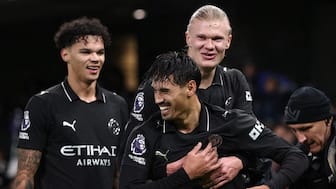 Erling Haaland created Premier League history as Man City defeated Fulham in a nine-goal thriller. Image: Reuters