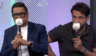 With T20 World Cup nearing, Aakash Chopra and Irfan Pathan questioned Shubman Gill’s place as India's T20 opener. Images: Star Sports
