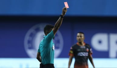 Top Indian football referees have been rendered jobless as no leagues have started yet. Image: ISL
