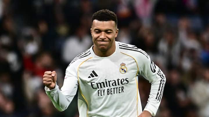 Kylian Mbappe equals 'idol' Cristiano Ronaldo's record during Real Madrid's victory over Sevilla
