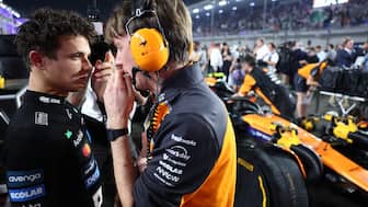 Lando Norris lost a chance to win the Formula 1 driver title in Qatar due to a mistake by McLaren. Image: Reuters