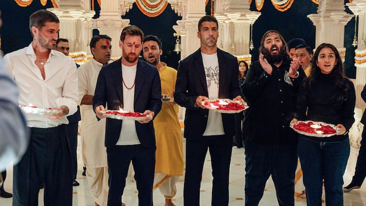 Watch: Messi performs puja with Anant Ambani during his Vantara visit