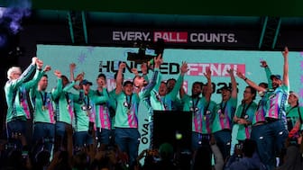 Oval Invincibles who won the men’s Hundred this year will be renamed as MI London. Image: Reuters