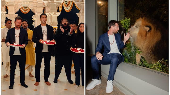 Messi meets Lionel and other rescued animals in Vantara, performs Aarti at temple: 'It is genuinely impressive'