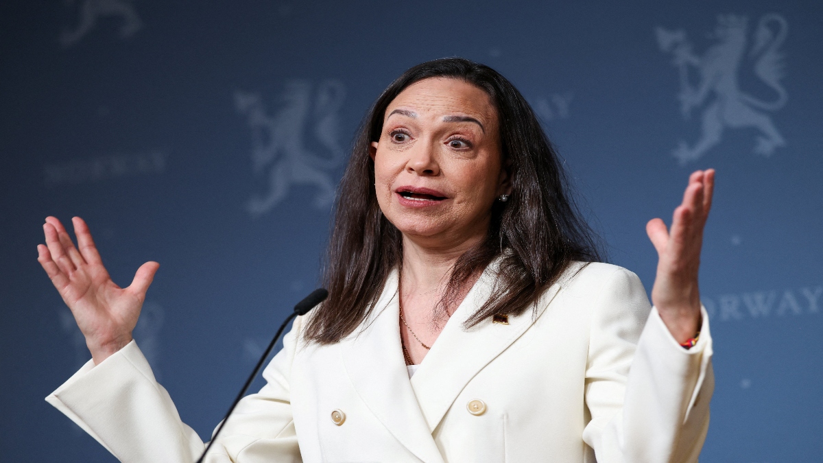 general 'Negotiated or not': Maduro must go, says Machado in Oslo, calling for peaceful transition general 'Negotiated or not': Maduro must go, says Machado in Oslo, calling for peaceful transition