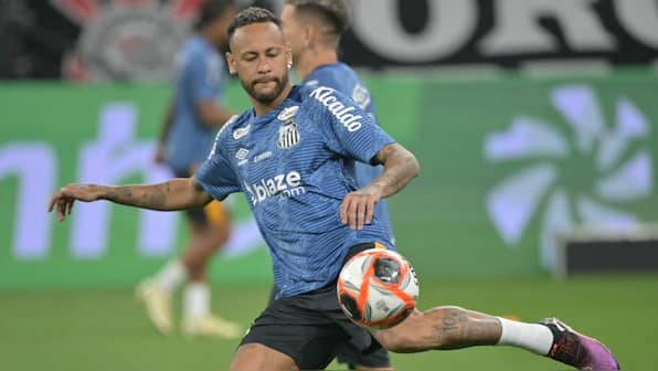 Neymar remains tight-lipped on future at Santos after slamming hat-trick to pull club out of relegation zone