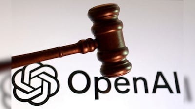 Open AI logo and court gavel appear in this illustration taken August 26, 2025. Representational Image/Reuters