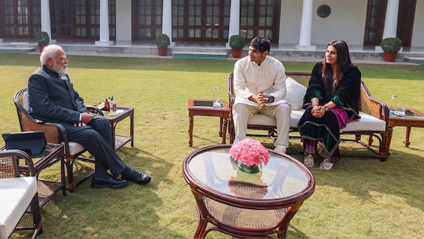 PM Narendra Modi reveals having a 'great interaction' with Neeraj Chopra and wife Himani Mor at his residence