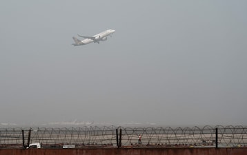 Even a short spell of smog can slow down landing, take off and taxing at the airport. Representational image/PTI