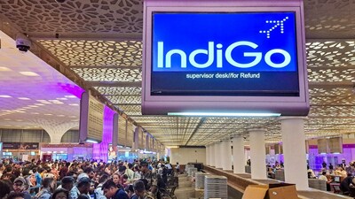 DGCA fines IndiGo Rs 22.20 crore for December flight chaos that stranded over 3 lakh passengers. PTI