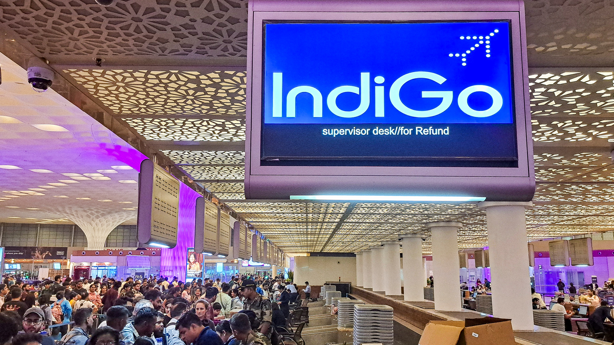 DGCA fines IndiGo Rs 22.20 crore for December flight chaos that stranded over 3 lakh passengers. PTI DGCA fines IndiGo Rs 22.20 crore for December flight chaos that stranded over 3 lakh passengers. PTI