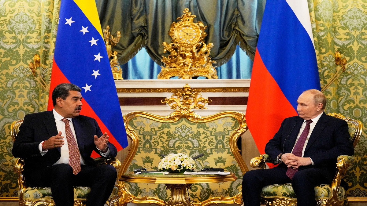 Russian President Vladimir Putin attends a meeting with his Venezuelan counterpart Nicolas Maduro at the Kremlin in Moscow, Russia, on May 7, 2025. Reuters File Russian President Vladimir Putin attends a meeting with his Venezuelan counterpart Nicolas Maduro at the Kremlin in Moscow, Russia, on May 7, 2025. Reuters File