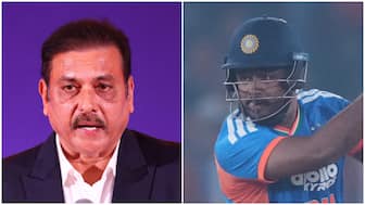 Ravi Shastri has backed Sanju Samson for the opener's spot in the Indian T20I team ahead of the T20 World Cup. Image: Reuters/AP