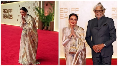 Rekha Dazzles in Gold at Red Sea Film Festival, Honored for Umrao Jaan