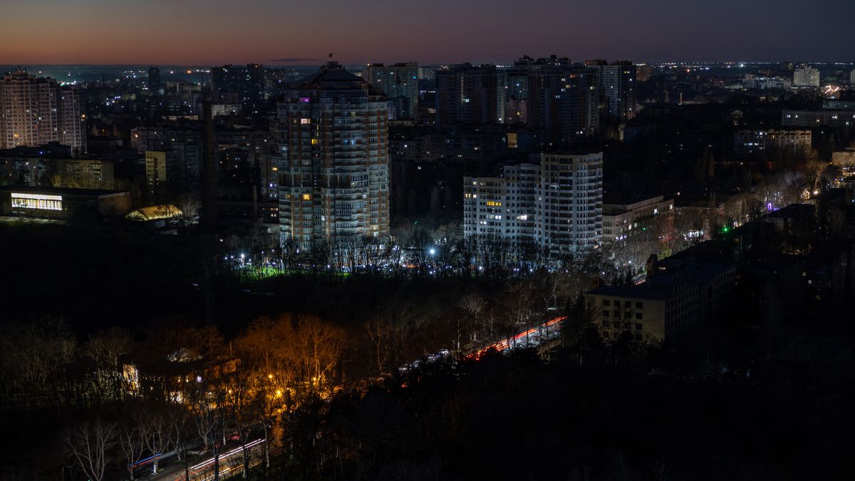 This photograph shows a general view of the southern city of Odesa, where some neighbourhoods are without power on December 13, 2025, following missile and drone attacks on Ukrainian energy infrastructure, amid Russia’s invasion of Ukraine. - AFP This photograph shows a general view of the southern city of Odesa, where some neighbourhoods are without power on December 13, 2025, following missile and drone attacks on Ukrainian energy infrastructure, amid Russia’s invasion of Ukraine. - AFP