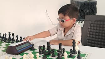 Three-year-old Sarwagya Singh Kushwaha needed just six months to defeat an international-level player and earn a FIDE rating. Image credit: X/@itherocky
