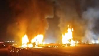 12 killed, 20 injured after a private bus caught fire in Karnataka, X