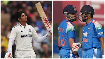 The year 2025 witnessed Shubman Gill's rise to leadership as well as Rohit Sharma and Virat Kohli channel their focus on ODIs after quitting Tests. Image credit: Reuters/AP