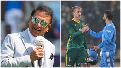 Sunil Gavaskar felt India still have room for improvement despite their 17-run victory over South Africa in the first ODI in Ranchi. Image credit: PTI/AP
