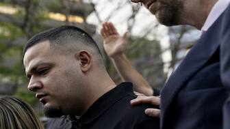 Kilmar Abrego Garcia attends a prayer vigil with immigration advocates, as he appears for a scheduled check-in at the ICE Baltimore field office three days after his release from criminal custody in Tennessee, in Baltimore, Maryland, US on August 25, 2025. Reuters File