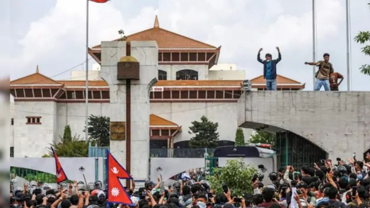 Tens of thousands rallied for the party of Nepal's ousted prime minister, KP Sharma Oli. (X) Tens of thousands rallied for the party of Nepal's ousted prime minister, KP Sharma Oli. (X)