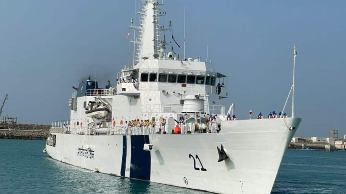 Indian Coast Guard Ship Sarthak makes first-ever visit to Iran’s Chabahar port