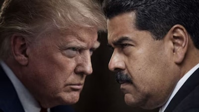 US President Donald Trump vs Venezuela President Nicolás Maduro