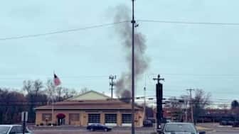 Two choppers went down in Hammonton, New Jersey, on Sunday. (X)