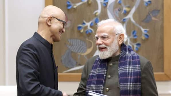 Microsoft's Satya Nadella meets PM Modi, commits $17.5 billion investment to India’s AI push