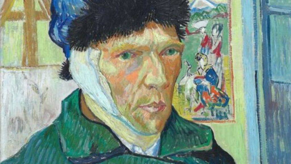 Self-portrait with bandaged ear, 1889 painting by Vincent van Gogh.