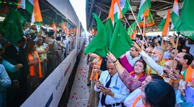 This year also saw rail connectivity reach Mizoram through the commissioning of the Birabi-Sairang line, completing the long-pending links to remote and strategically significant regions in the Northeast. Image Credit : PTI