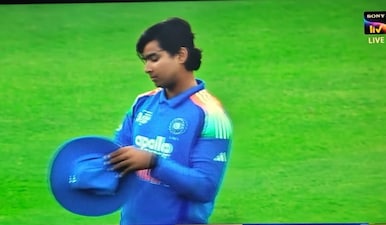 Vaibhav Suryavanshi scored only five runs but ensured he contributed with the ball. SonyLIV