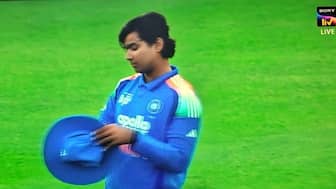 Vaibhav Suryavanshi scored only five runs but ensured he contributed with the ball. SonyLIV