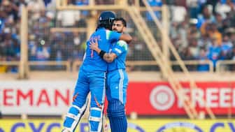 Team India coach refused to talk about Virat Kohli’s future after his brilliant century in Ranchi. Image: PTI