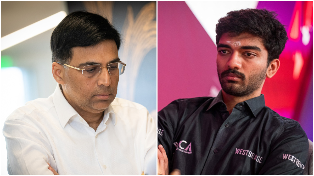Viswanathan Anand isn't too worried over reigning world champion D Gukesh's form this year. Image credit: Saint Louis Chess Club/Grand Chess Tour Viswanathan Anand isn't too worried over reigning world champion D Gukesh's form this year. Image credit: Saint Louis Chess Club/Grand Chess Tour