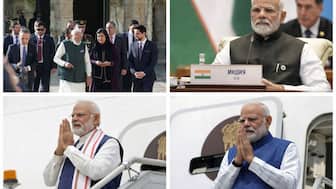 PM Modi completed 11 foreign tours in 2025, visiting 23 countries and spending 42 days overseas. (File/AP/PTI)